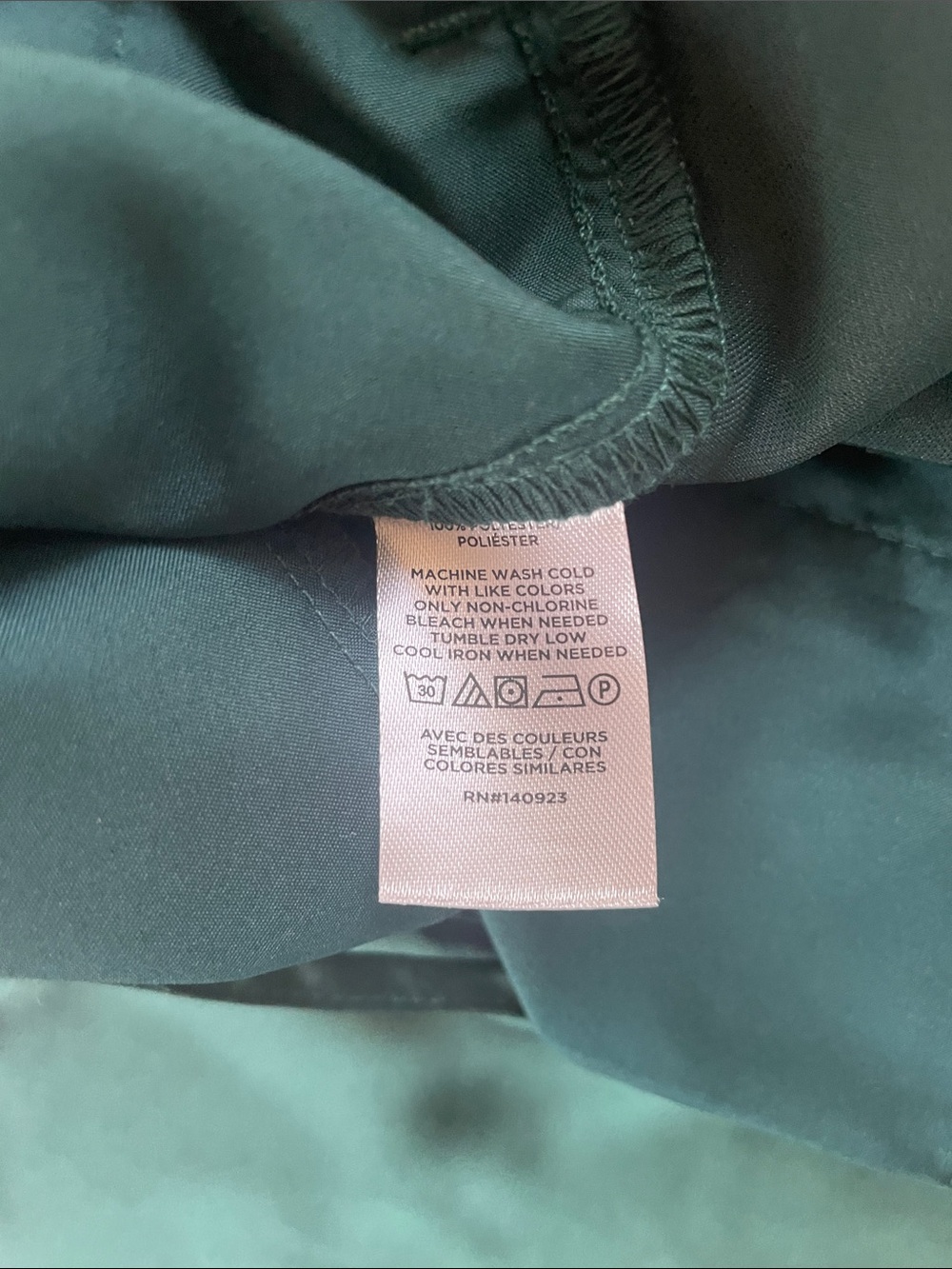 LOFT Satin Drawstring Pants - Emerald Green - Picture 3 of 5